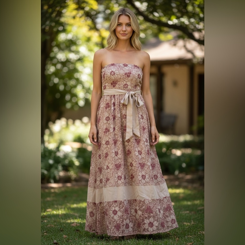 W118 by Walter Baker Kensie Dress Dusty Rose Large NWT